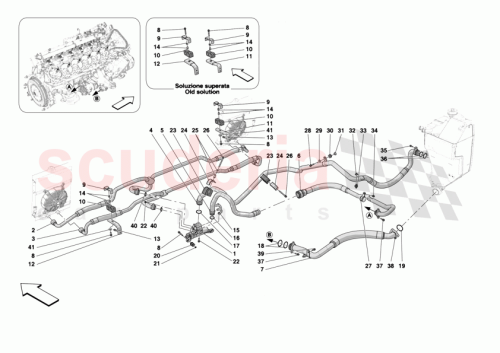 Part Diagram for Ferrari 14039614