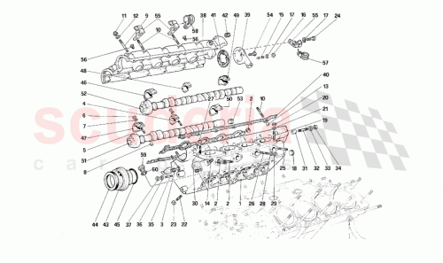 Part Diagram for Ferrari 126812