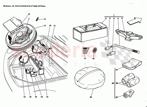 Part Diagram for Ferrari 182071