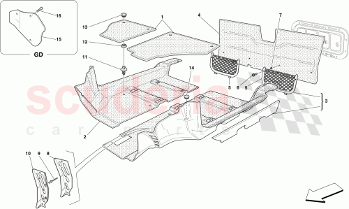 Part Diagram for Ferrari 65628900