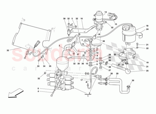 Part Diagram for Ferrari 194328