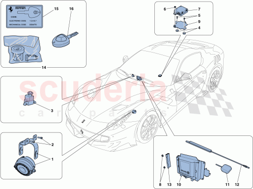 Part Diagram for Ferrari 282642