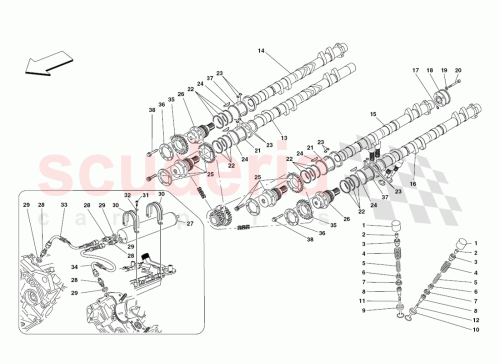 Part Diagram for Ferrari 6222847