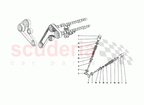 Part Diagram for Ferrari 124244
