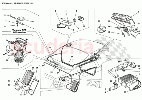 Part Diagram for Ferrari 181080