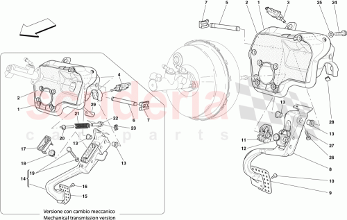 Part Diagram for Ferrari 190377
