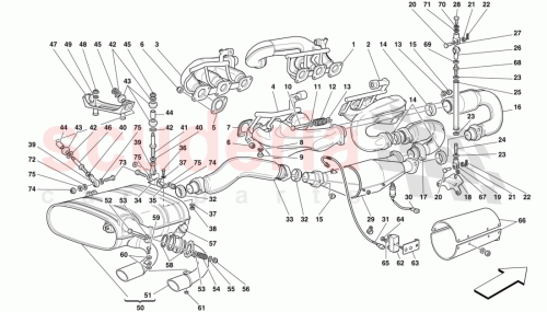 Part Diagram for Ferrari 155006
