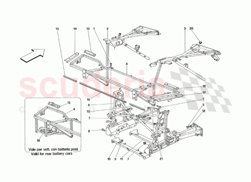 Part Diagram for Ferrari 150238