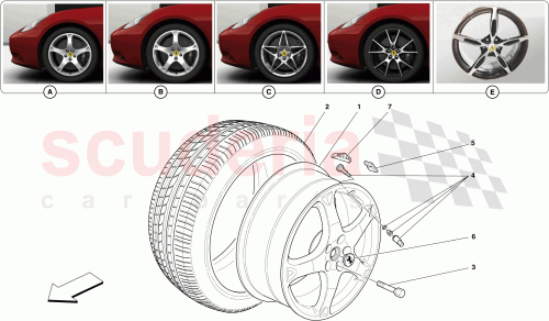 Part Diagram for Ferrari 246442