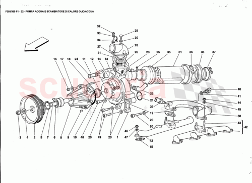 Part Diagram for Ferrari 162450