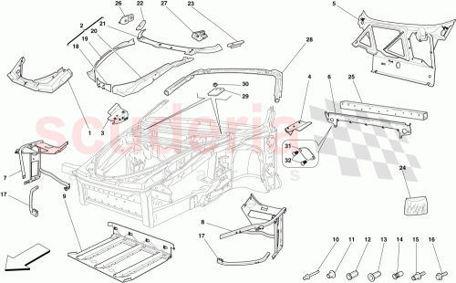 Part Diagram for Ferrari 69113511