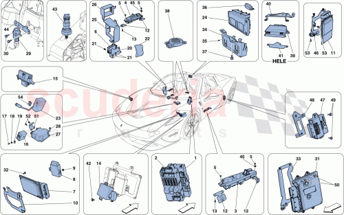 Part Diagram for Ferrari 257273