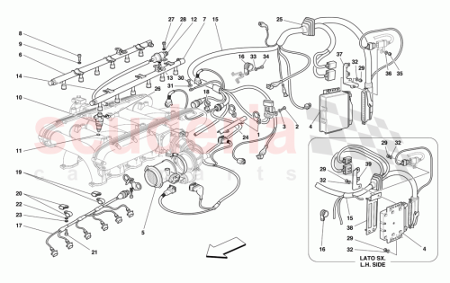 Part Diagram for Ferrari 175675
