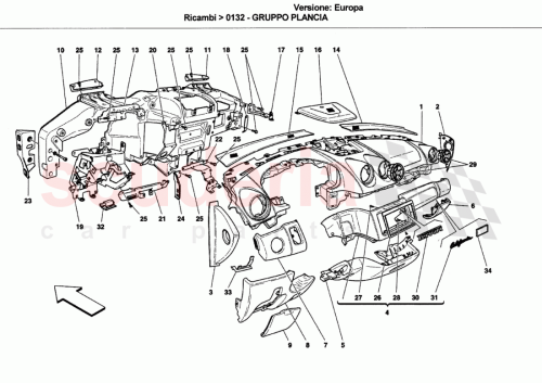 Part Diagram for Ferrari 808949