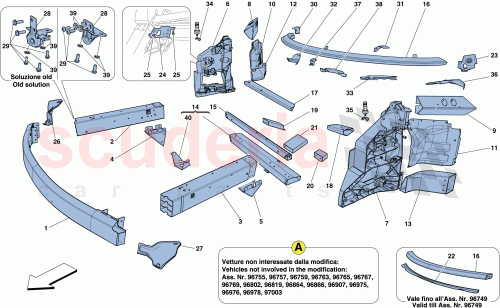 Part Diagram for Ferrari 81406900