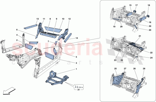 Part Diagram for Ferrari 322018