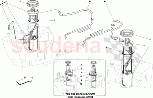 Part Diagram for Ferrari 196834