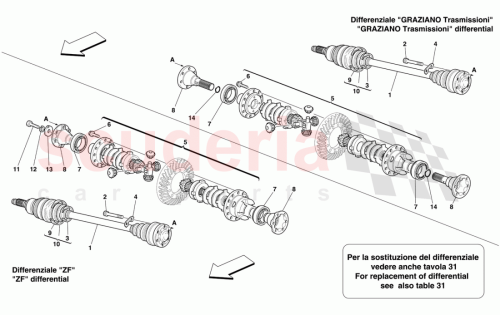 Part Diagram for Ferrari 165072