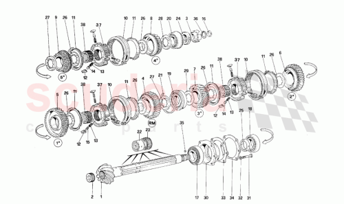 Part Diagram for Ferrari 132413