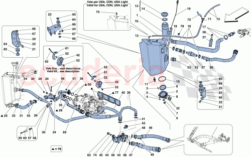 Part Diagram for Ferrari 301436