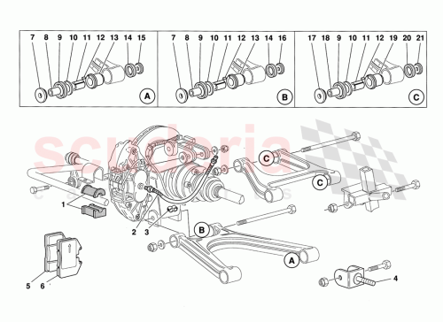 Part Diagram for Ferrari 157318
