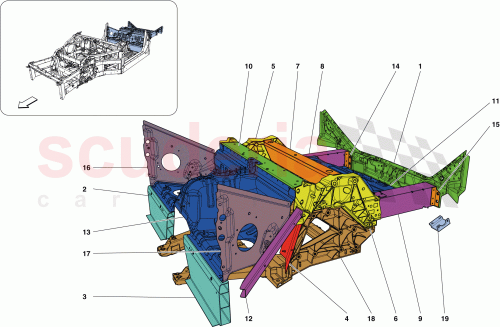 Part Diagram for Ferrari 332828