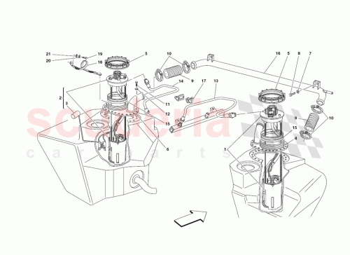 Part Diagram for Ferrari 221434