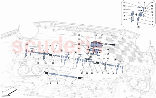 Part Diagram for Ferrari 85711800