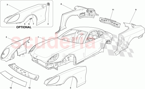 Part Diagram for Ferrari 66860211