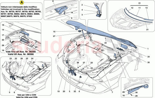 Part Diagram for Ferrari 1002399