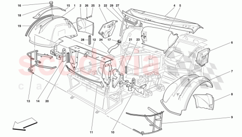 Part Diagram for Ferrari 63773800