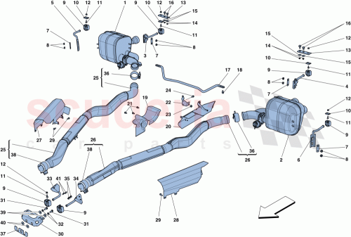 Part Diagram for Ferrari 292231