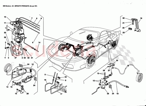 Part Diagram for Ferrari 177945