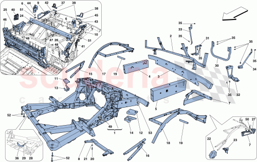 Part Diagram for Ferrari 83489700