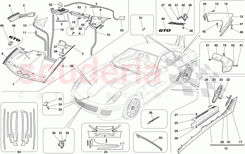 Part Diagram for Ferrari 83074900