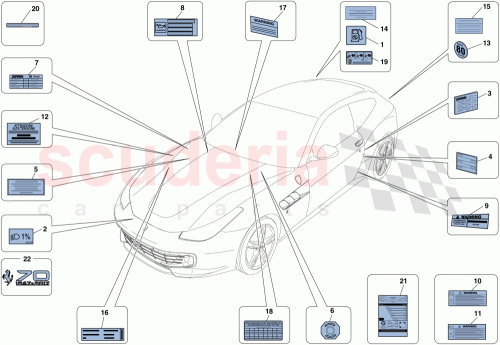 Part Diagram for Ferrari 306544