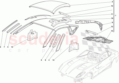 Part Diagram for Ferrari 83155511