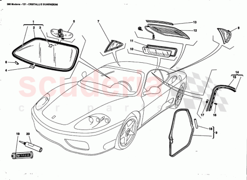 Part Diagram for Ferrari 65713700