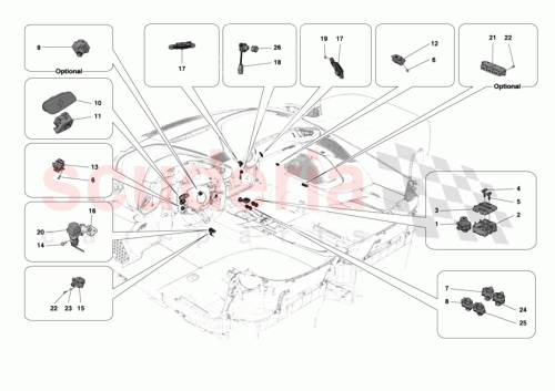 Part Diagram for Ferrari 082893600