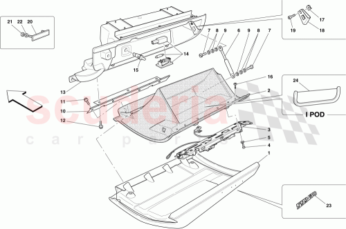 Part Diagram for Ferrari 82775612