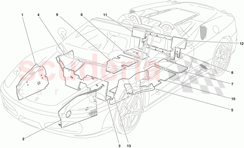 Part Diagram for Ferrari 81095800