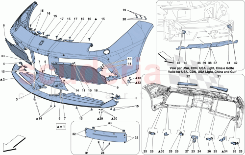 Part Diagram for Ferrari 86707910