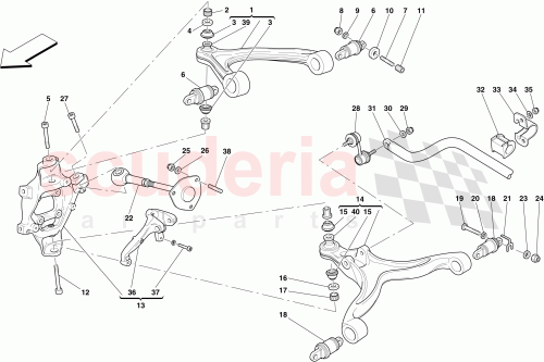 Part Diagram for Ferrari 207581
