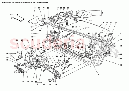 Part Diagram for Ferrari 64573500