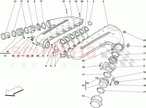 Part Diagram for Ferrari 255237