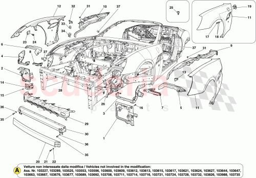 Part Diagram for Ferrari 84054700