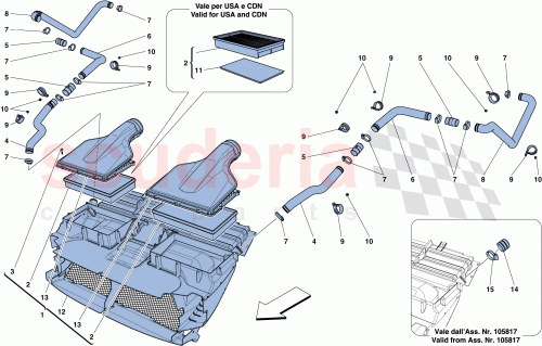 Part Diagram for Ferrari 107002