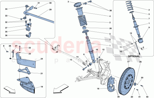 Part Diagram for Ferrari 303201