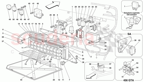 Part Diagram for Ferrari 153122