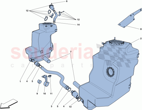 Part Diagram for Ferrari 302524
